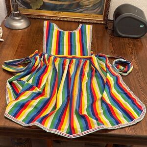 Grandma’s Rainbow Striped Apron